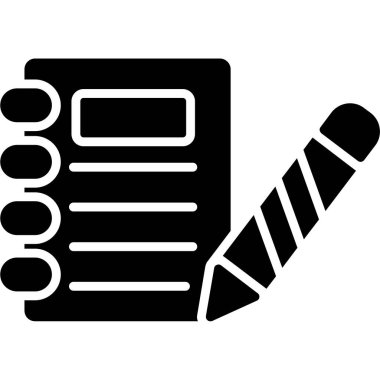 Kalem ve cetvel simgesi. vektör illüstrasyonu