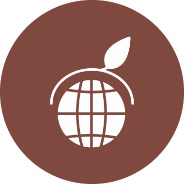 elma ikonu vektör illüstrasyonu