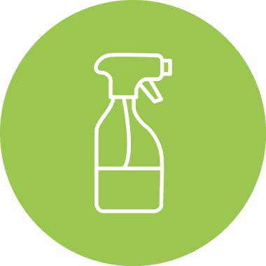 Sprey şişe ikonu. vektör illüstrasyonu