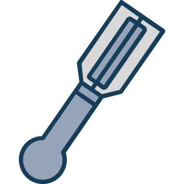 Tornavida. Web simgesi basit tasarım