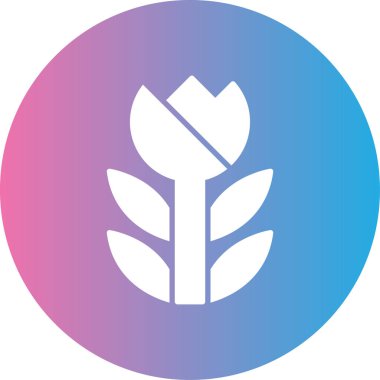 Bir ağaç simgesinin vektör illüstrasyonu