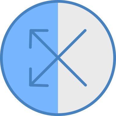 Yön yönü ok simgesi doldurulmuş - özet biçimi