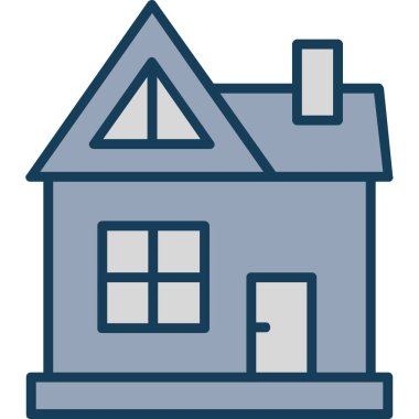 ev simgesi vektör illüstrasyonu