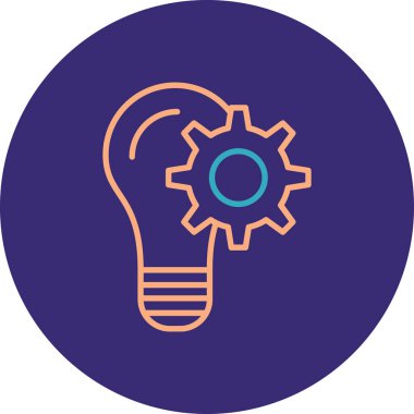 ampul simgesi vektör illüstrasyonu