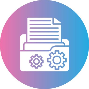 dosya biçimi simgesi, vektör illüstrasyonu