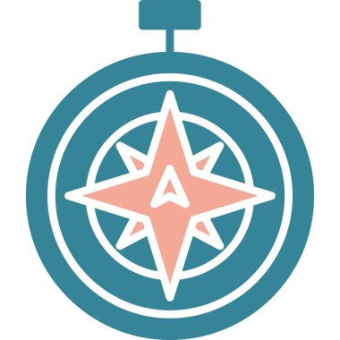 Yılbaşı yıldızı süsleme vektör çizimi