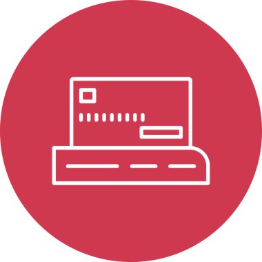 Dizüstü bilgisayar simgesinin vektör çizimi