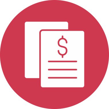 Doları vektör satırı simgesi