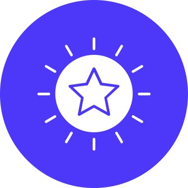 yıldız simgesi vektör illüstrasyonu