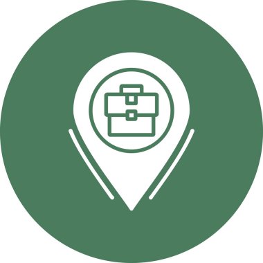 vektör konum simgesi