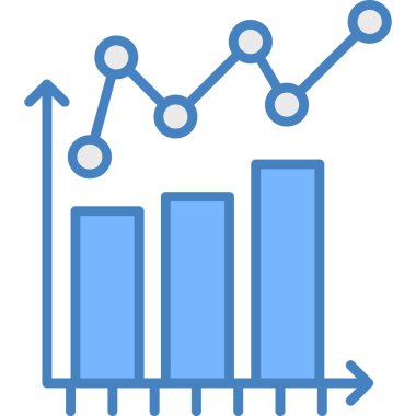 çubuk grafik vektör illüstrasyonu