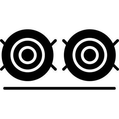 Modern oto tamir simgesinin vektör illüstrasyonu