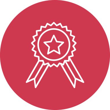 Rozet vektörü glyph çember deseni