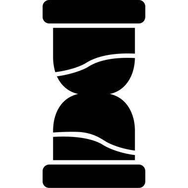 Siyah ve beyaz simgesinin vektör illüstrasyonu