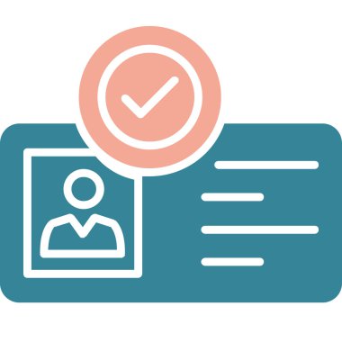 Bir belge simgesinin vektör illüstrasyonu