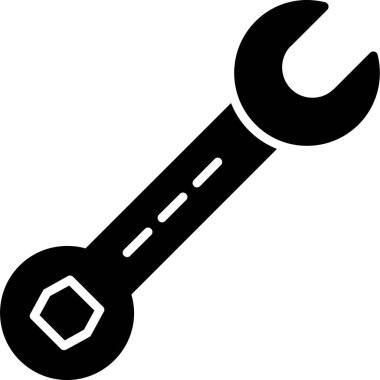 Wrench kutsal kişilerin resmi, vektör çizim