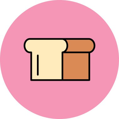 Kutu. Web simgesi basit illüstrasyon