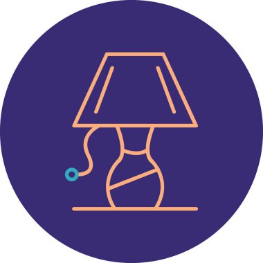 Lamba. Web simgesi basit illüstrasyon