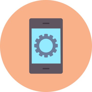 Cep telefonu vektör çizimi