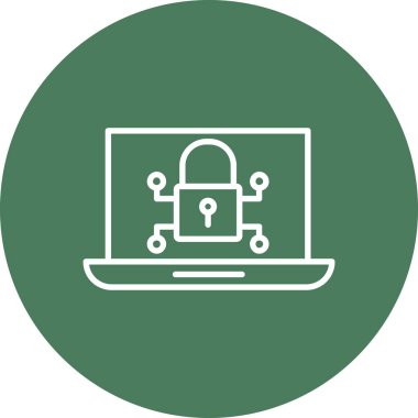 Bilgisayar. Web simgesi basit illüstrasyon