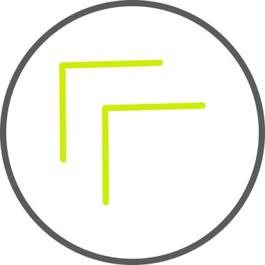 Satır biçimi izole edilmiş vektör illüstrasyonu yönündeki ok simgesi