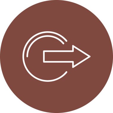 ok simgesinin vektör illüstrasyonu