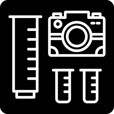 Kamera simgesi, modern vektör illüstrasyonu