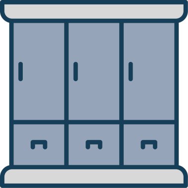 Kapı. Web simgesi basit illüstrasyon