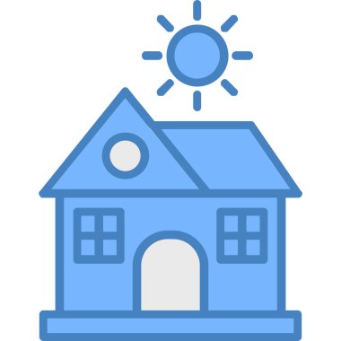 Ev. Web simgesi basit tasarım