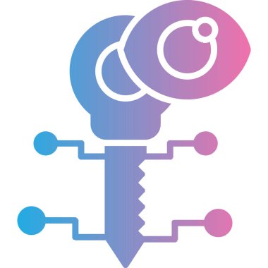 Tıbbi bir simgenin vektör illüstrasyonu