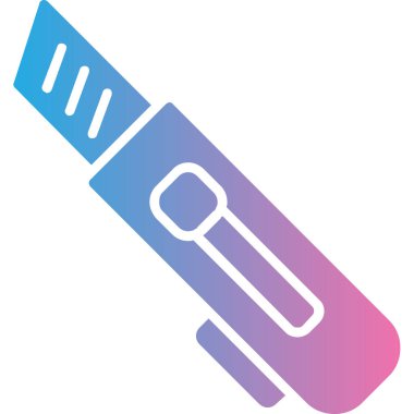 Termometre simgesi, basit ve vektör illüstrasyonu