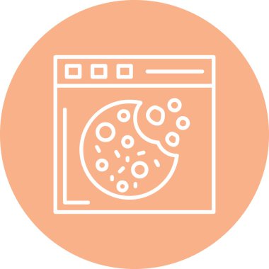 Fırın simge vektör çizim