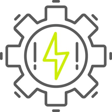 Bir simgenin vektör illüstrasyonu