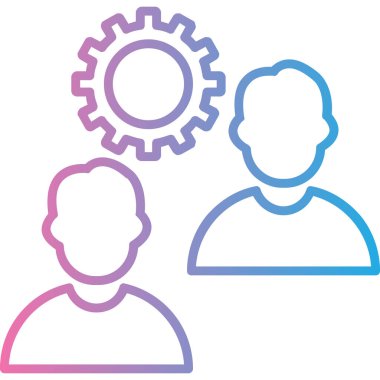 İş simgesinin vektör illüstrasyonu