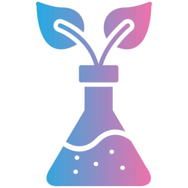 Laboratuvar ve eğitim simgesinin vektör illüstrasyonu