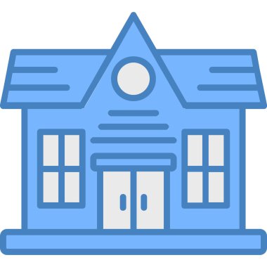 Ev binası. Basit resimleme