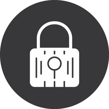 ikon vektör illüstrasyonunu kilitle