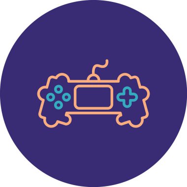 joystick simgesinin vektör çizimi