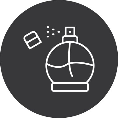 Bir şişenin vektör illüstrasyonu