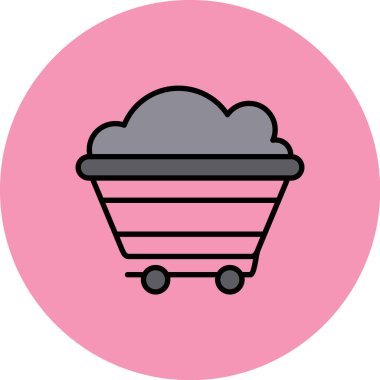 Alışveriş. Web simgesi basit illüstrasyon