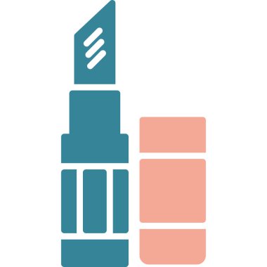 Ruj izi. Web simgesi basit illüstrasyon