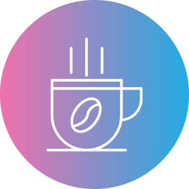 Vektör Kahve Simgesi illüstrasyonu