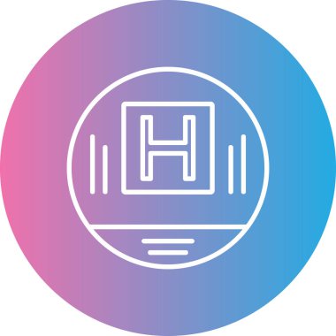 Bir simgenin vektör illüstrasyonu