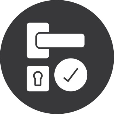 Moda Biçimli İzole Arkaplanda Kontrol Listesi Simgesi