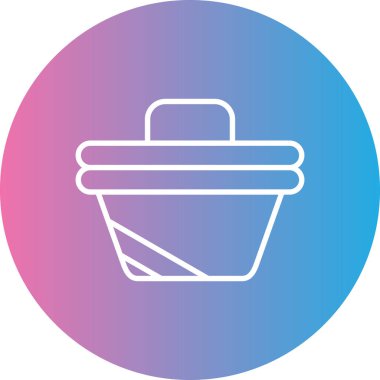 Sepet Simgesi vektör illüstrasyonu