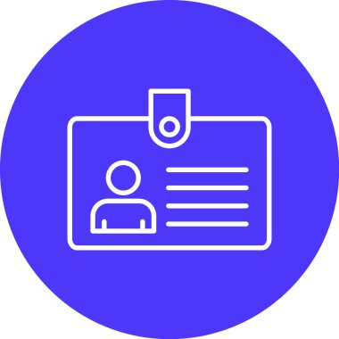 Belge modern simgesinin vektör illüstrasyonu