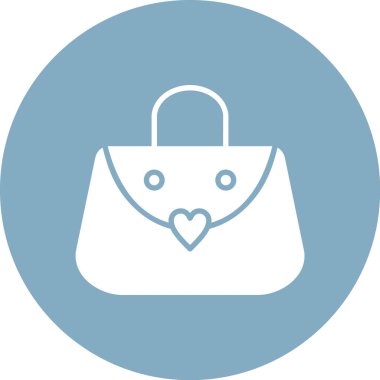 Çanta ikonu. Basit resimleme