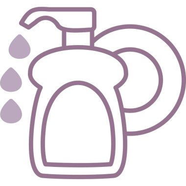 sıvı sabun. Web simgesi basit tasarım