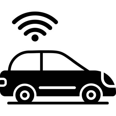 wifi araba vektör simgesi