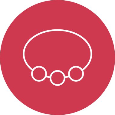 Modern ve güzel tasarımın illüstrasyon vektör simgesi